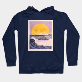 The sea and the moon Hoodie